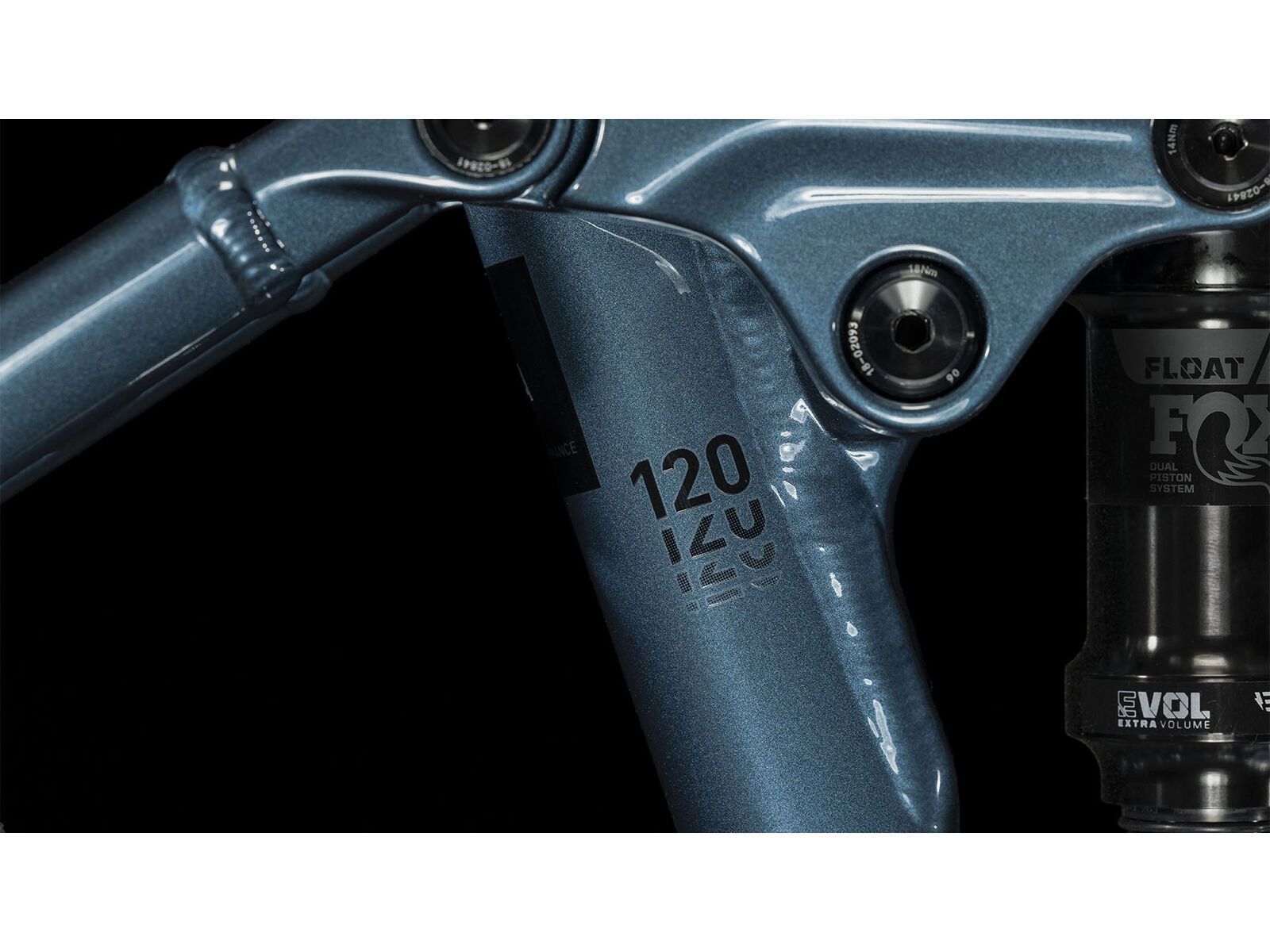 Cube Stereo Hybrid 120 Race 750 27.5, petrolblue´n´chrome - Bild 6