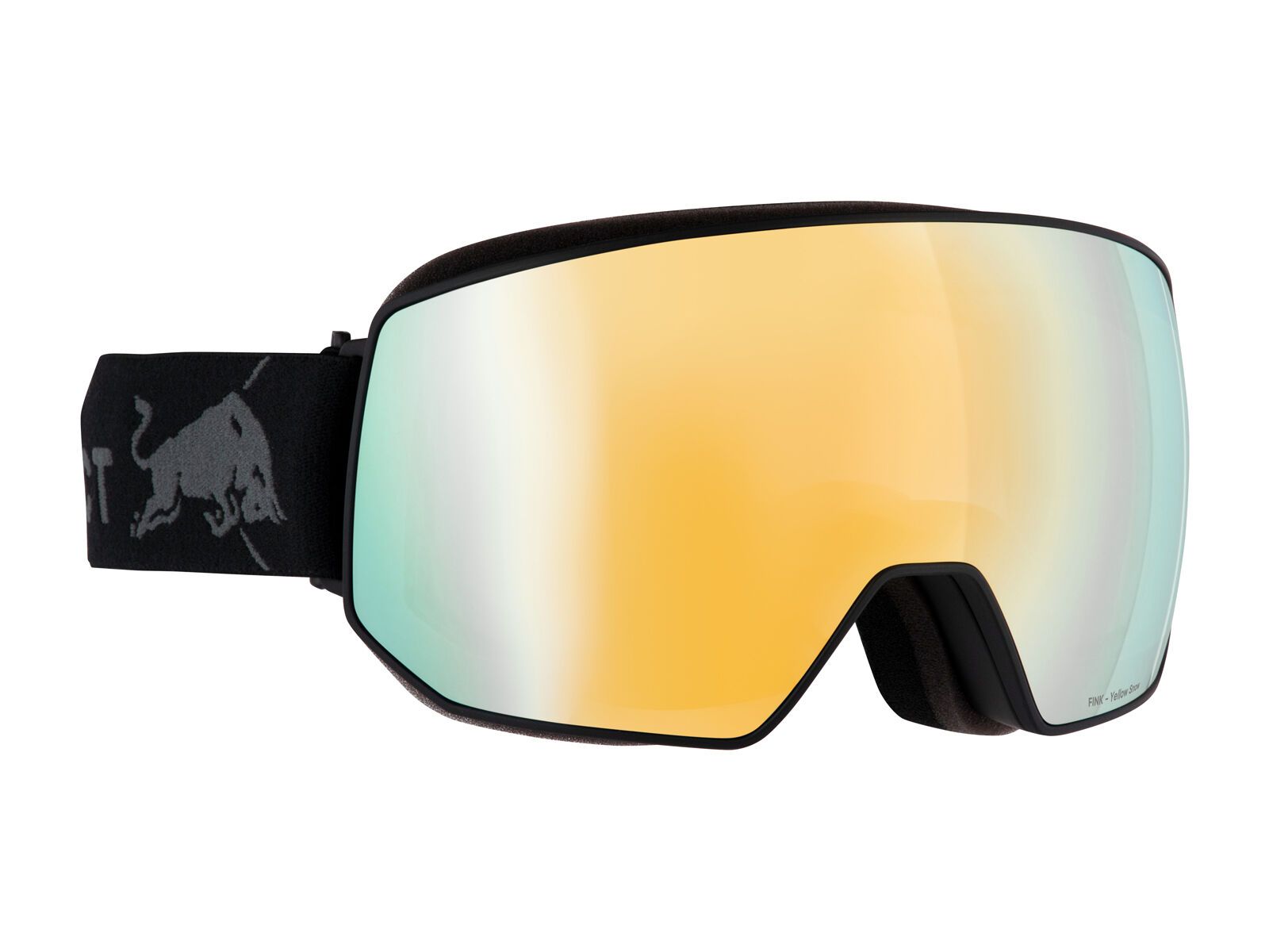 Red Bull Spect Eyewear Fink, Smoke-Yellow Mirror / black - Bild 1