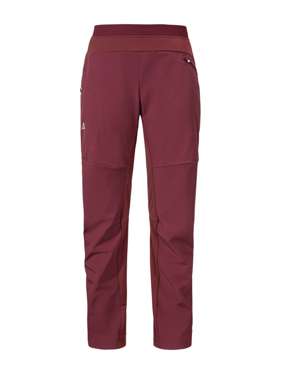 Schöffel Softshell Pants Rinnen L, dark burgundy - Bild 1