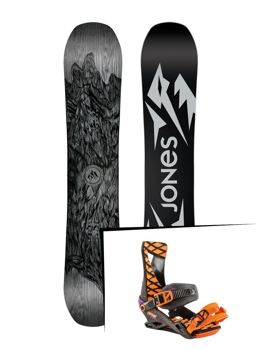 Set: Jones Ultra Mountain Twin 2019 + Nitro Zero throwback - Bild 1