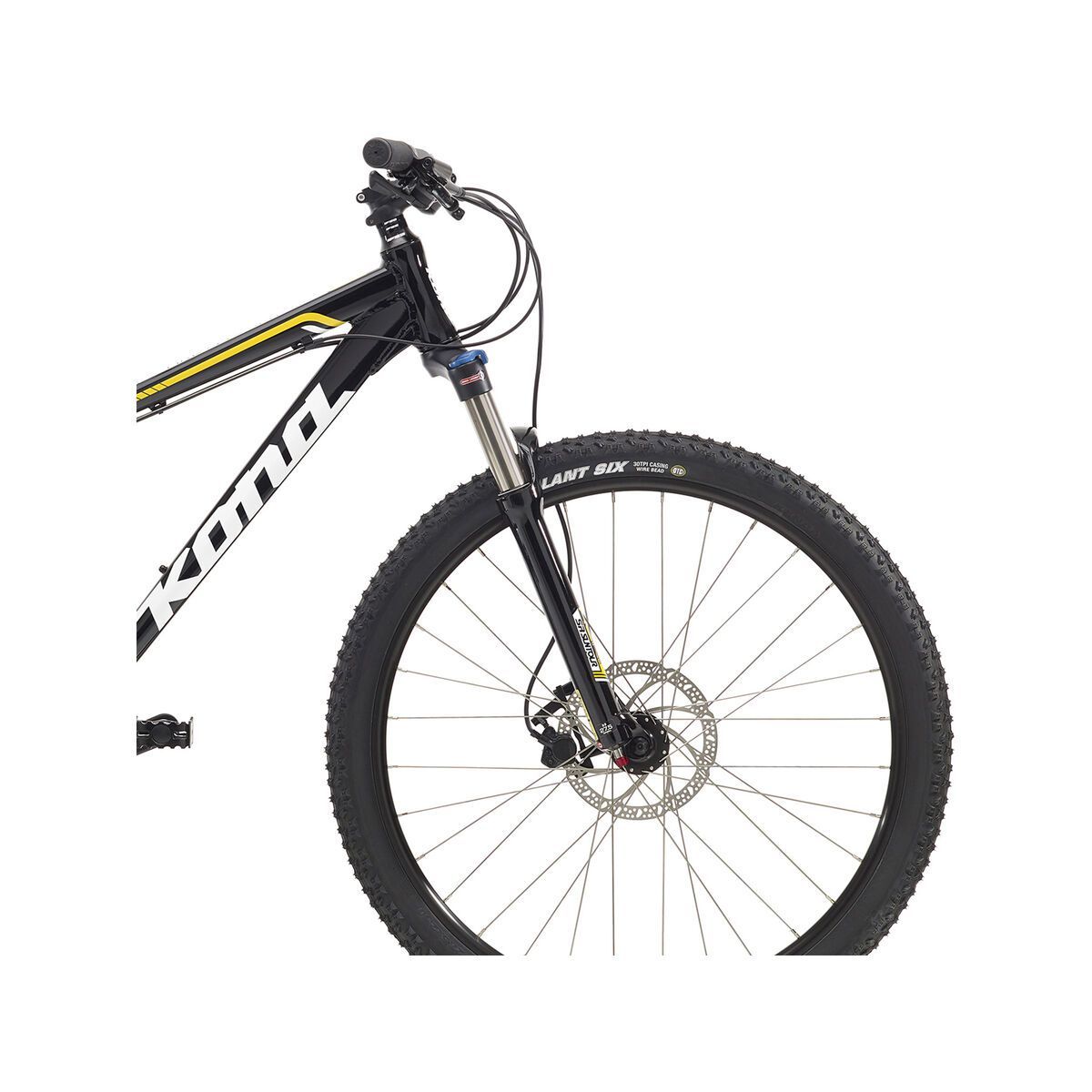 Kona Fire Mountain 27.5, gloss black w/ white & yellow decals - Bild 5