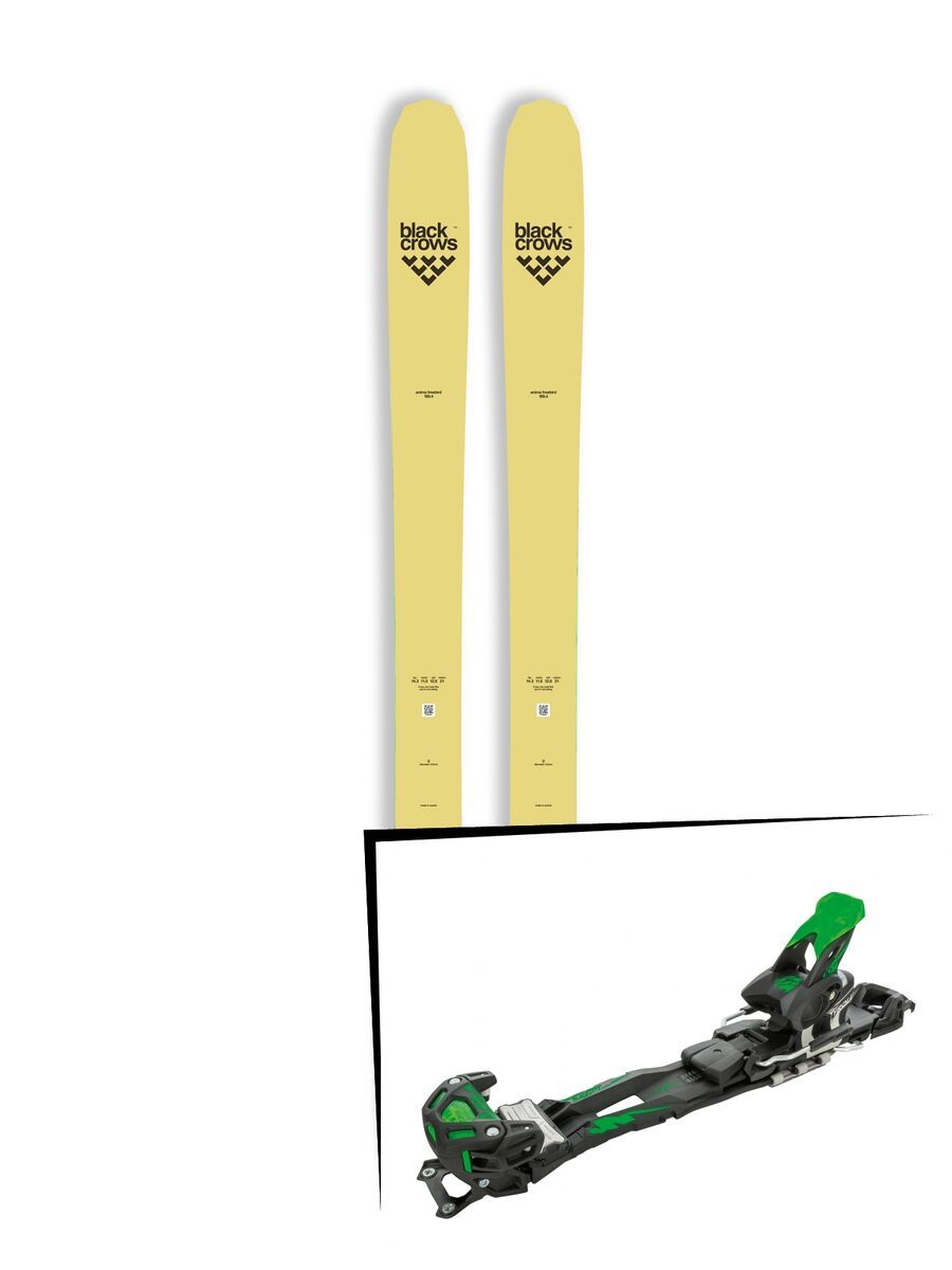 Set: Black Crows Anima Freebird 2018 + Tyrolia Adrenalin 16 solid black flash green - Bild 1