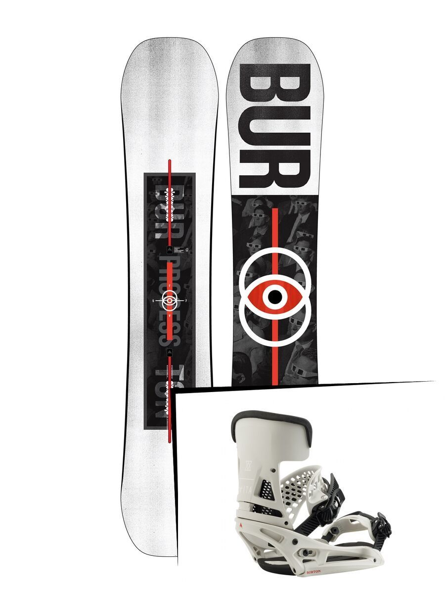 Set: Burton Process Flying V 2019 + Burton Malavita EST vape cloud - Bild 1