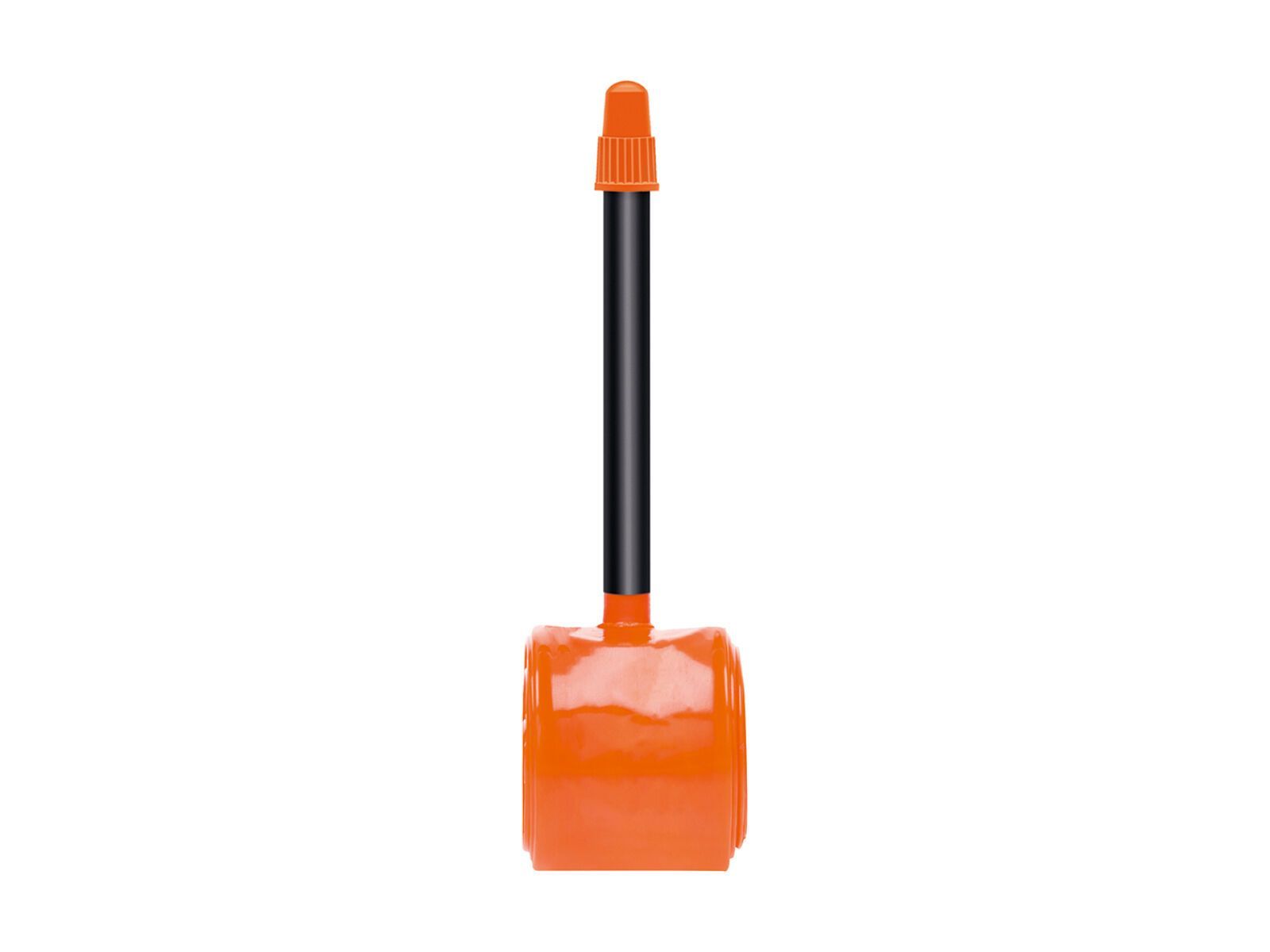 Tubolito S-Tubo Road 60 mm - 700C x 18-32 / Black Valve, orange/black - Bild 4