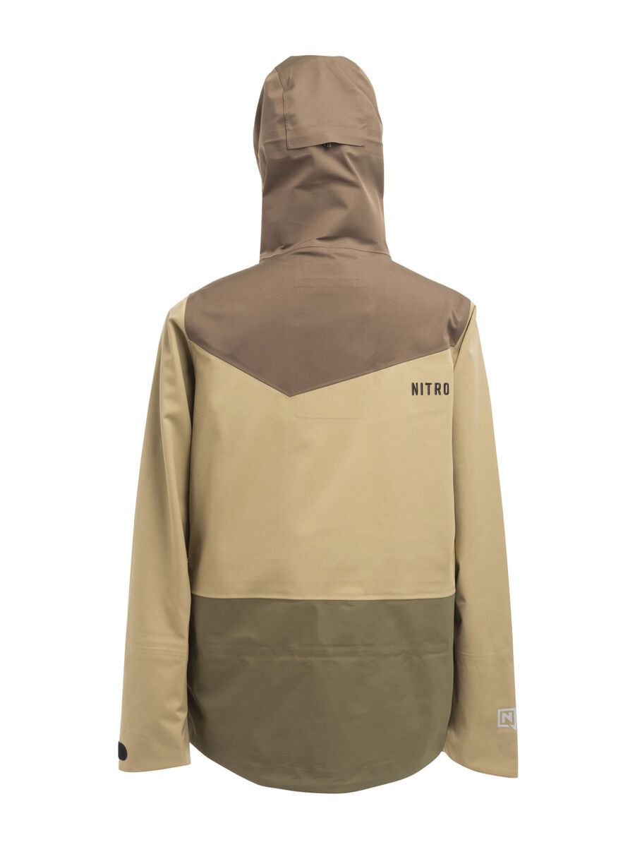 Nitro Team Mens Jacket 3L, brown/brush/military - Bild 2