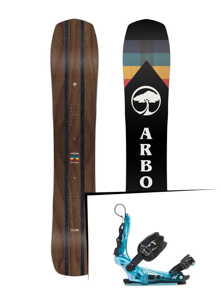 Set: Arbor A-Frame 2019 + K2 Cinch Tryst dew - Bild 1