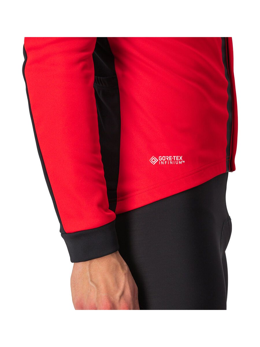 Castelli Entrata Jacket, red/black light black - Bild 3