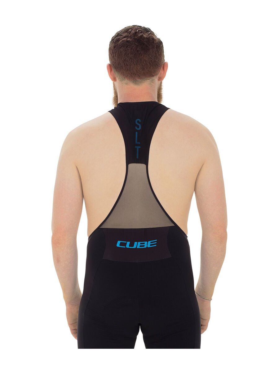 Cube SLT Trägerhose kurz, black´n´blue - Bild 3