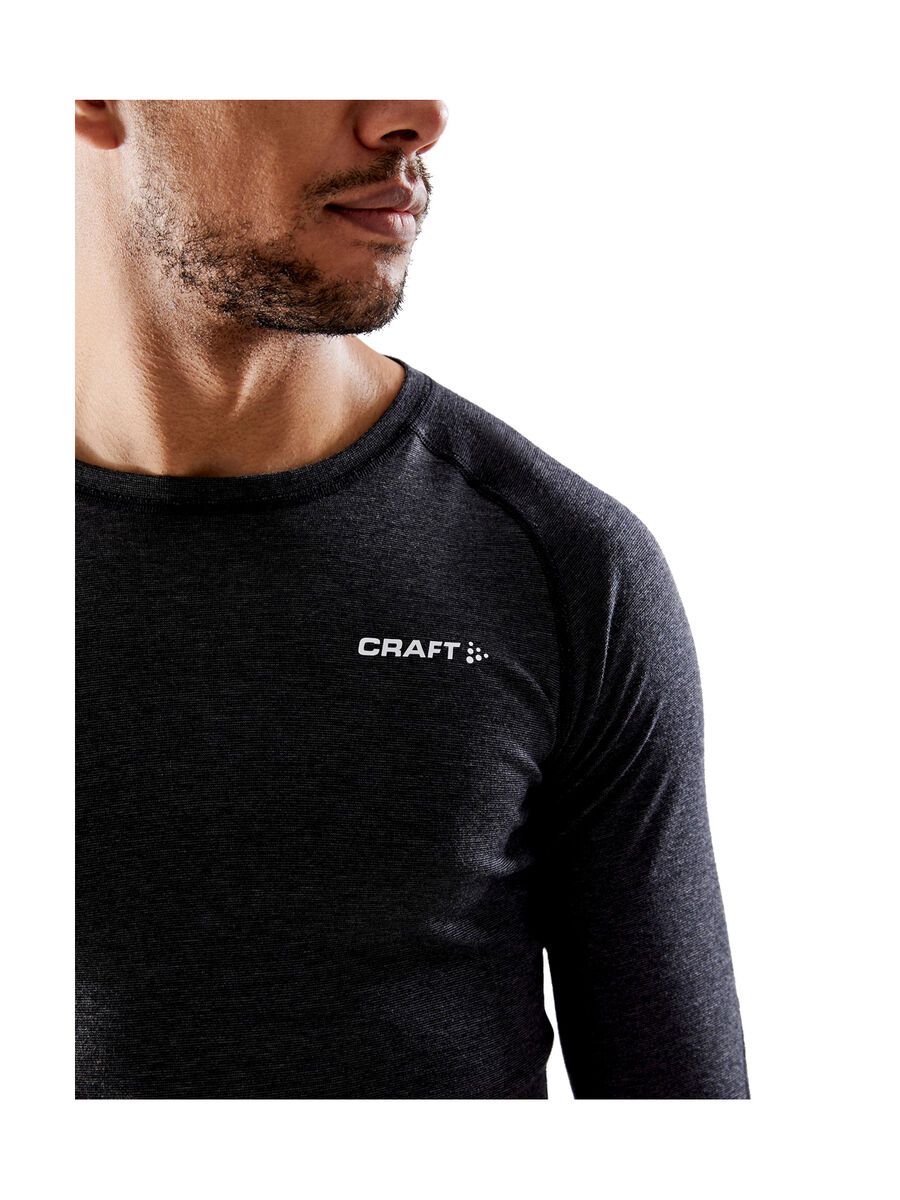 Craft Core Wool Merino Set M, black melange - Bild 9