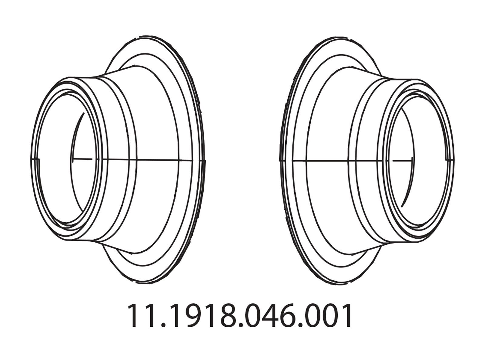 Zipp Conversion Caps für Nabe 77 Disc, vorn - Bild 2