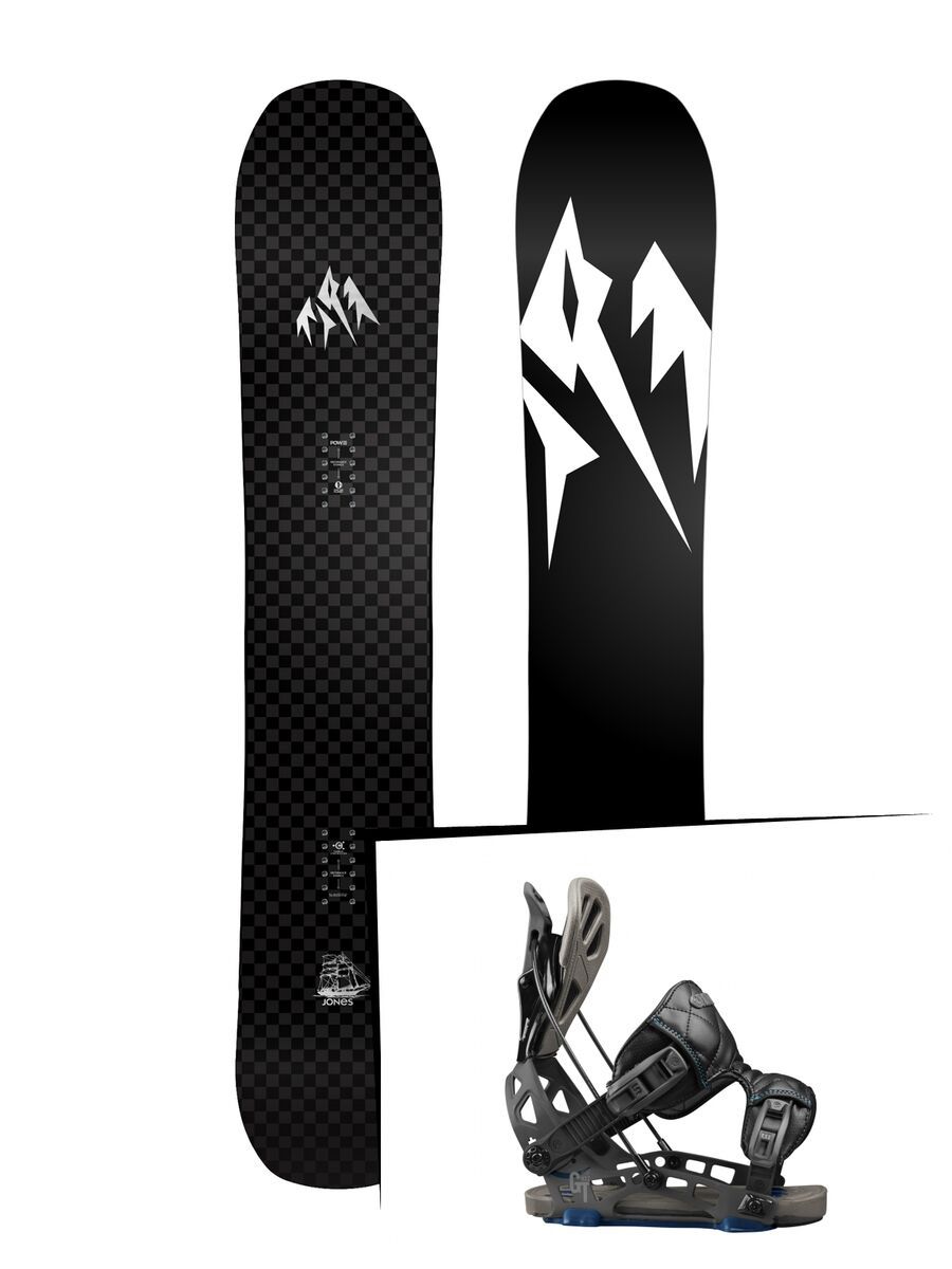 Set: Jones Carbon Flagship 2017 + Flow NX2-GT (1718315S) - Bild 1