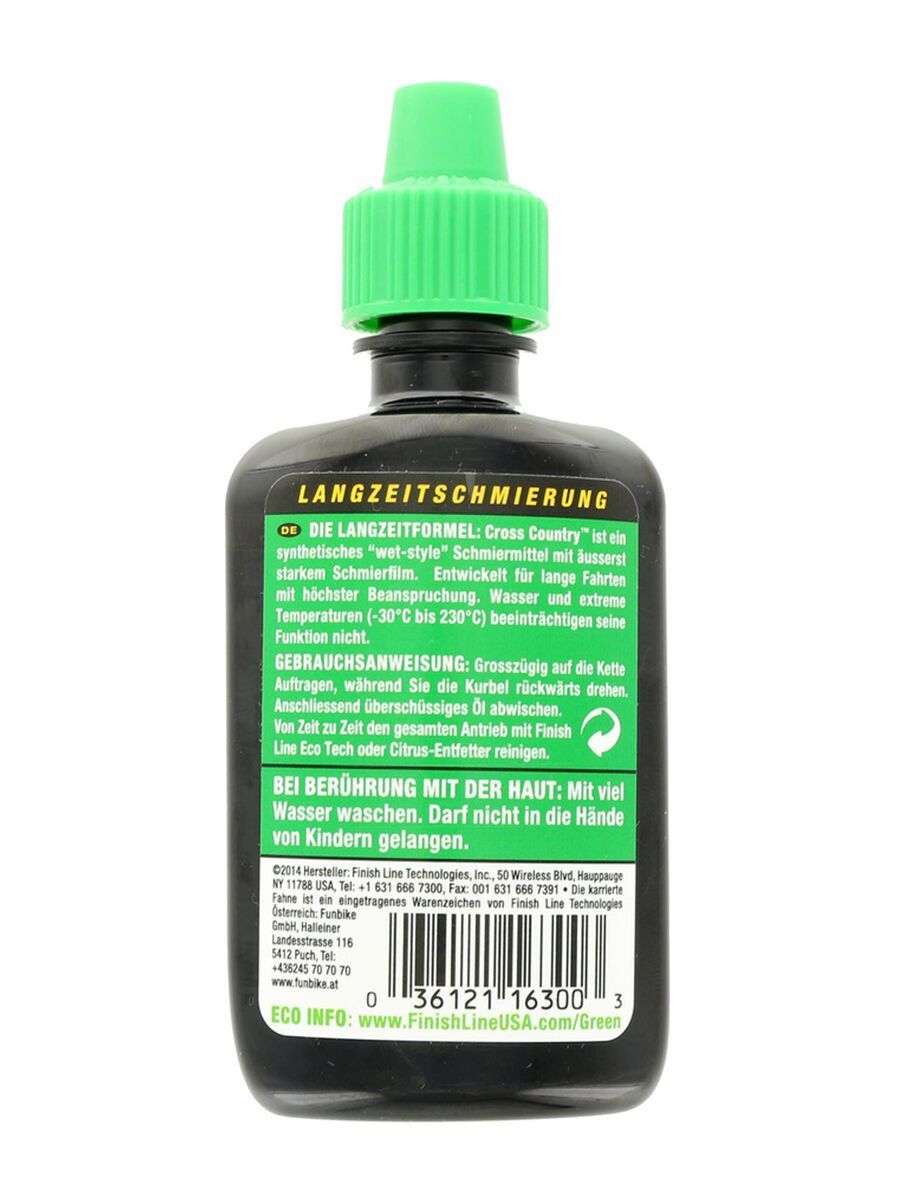 Finish Line Wet Lube / Cross Country Kettenöl - 60 ml - Bild 2