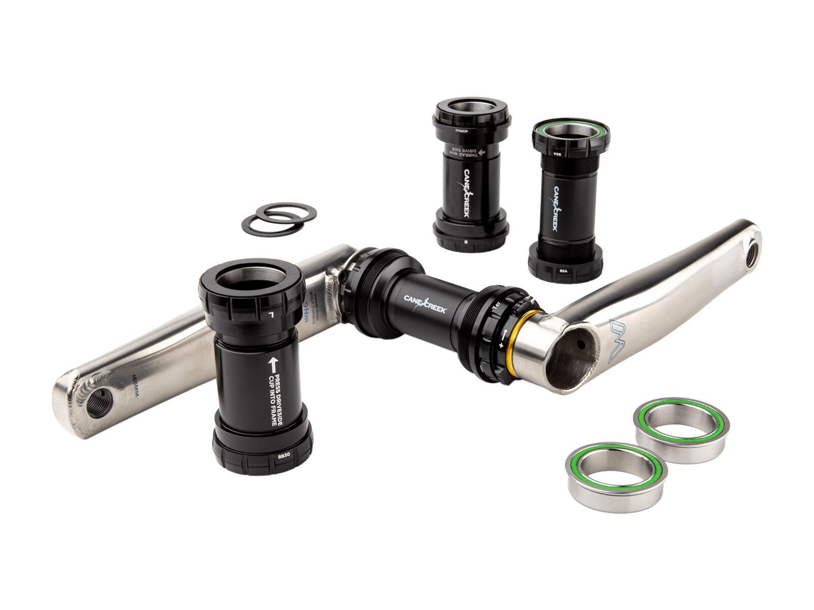 Cane Creek Hellbender 70 BB - BSA - Shimano, black - Bild 2