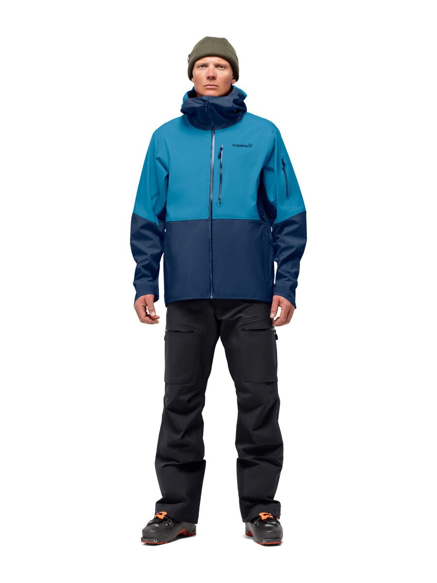 Norrona lofoten Gore-Tex Jacket M's, hawaiian surf/indigo night - Bild 3