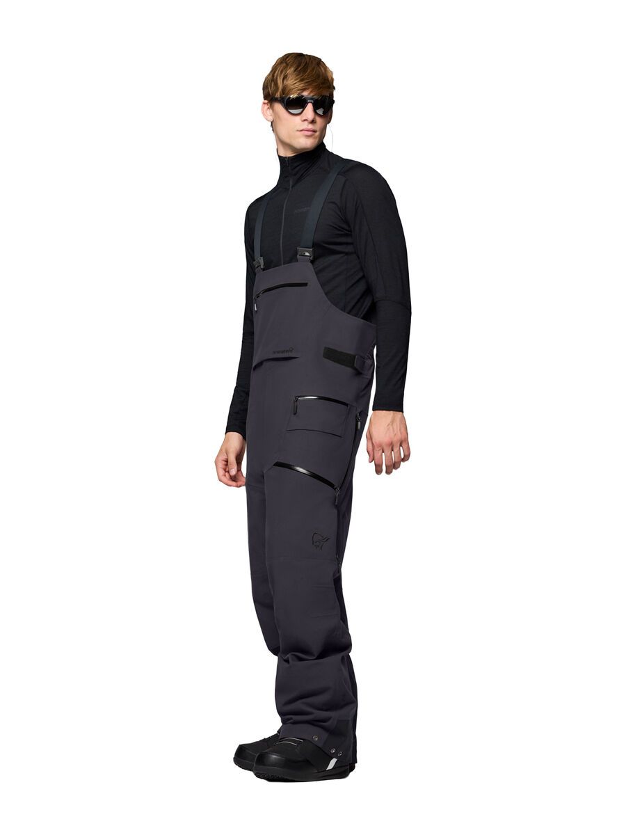 Norrona tamok dri3 Bibs M's, caviar black - Bild 5