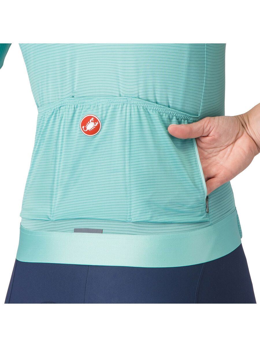 Castelli Espresso W Jersey, pool blue - Bild 4