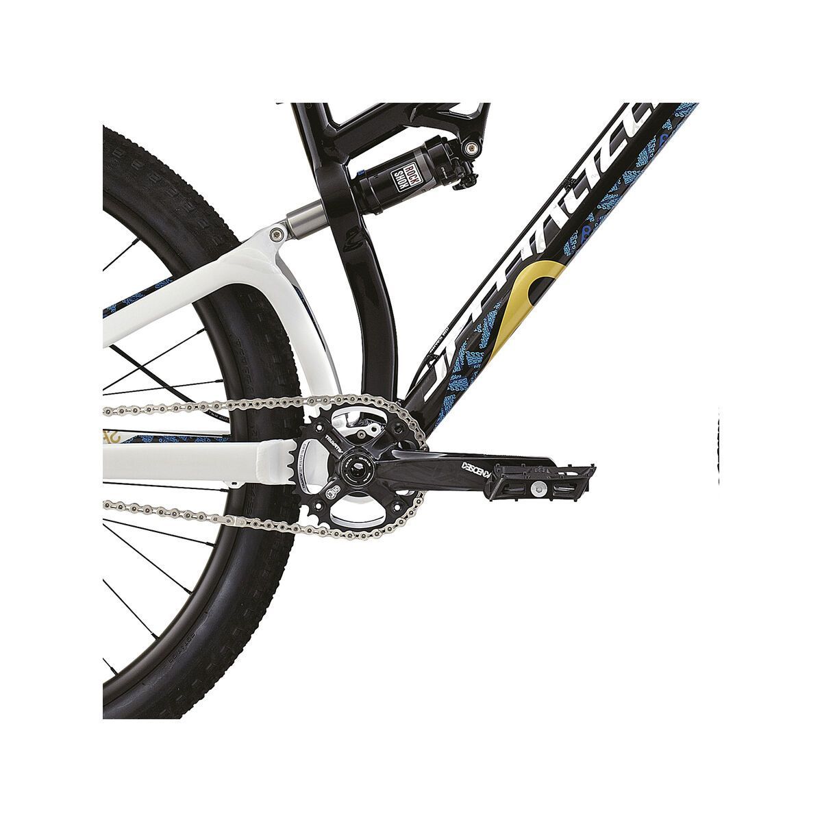 Specialized P. Slope, Gloss Black/White/Cyan/Gold - Bild 3