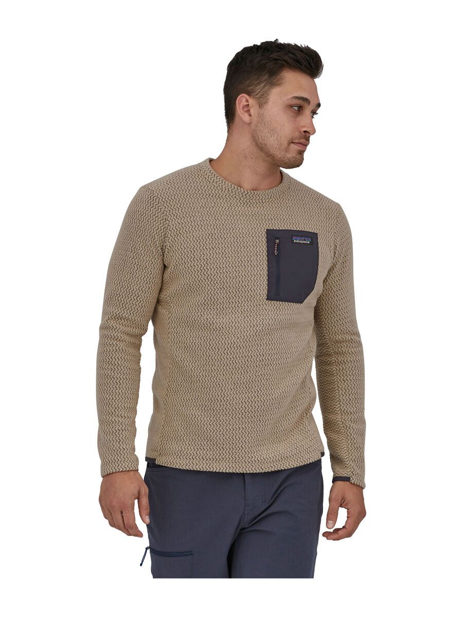 Patagonia Men's R1 Air Crew, oar tan - Bild 2