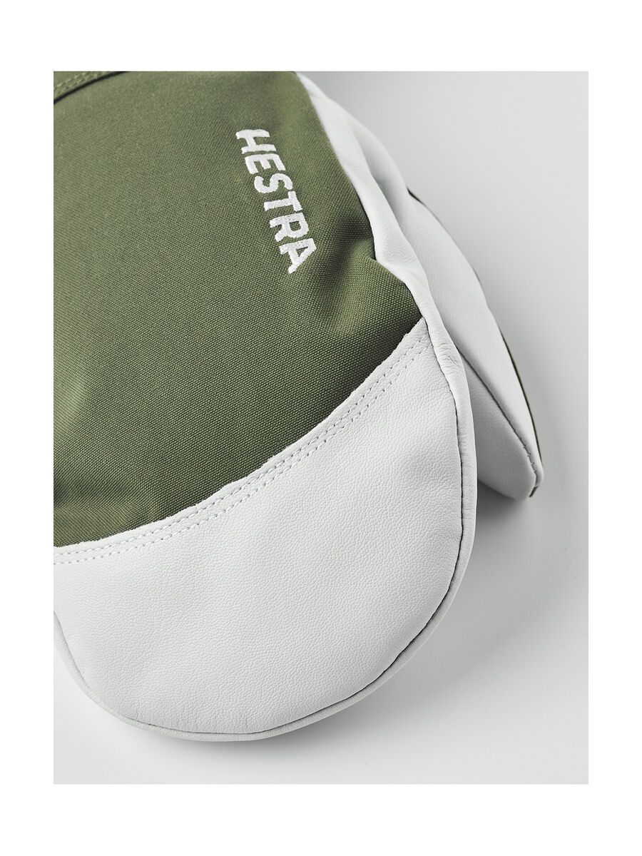 Hestra Army Leather Heli Ski Mitt, olive - Bild 2