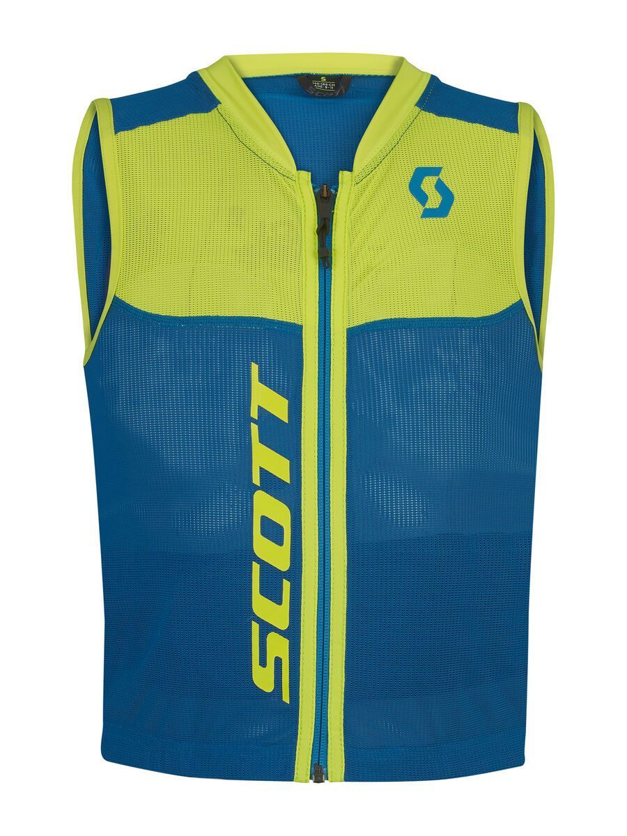 Scott Actifit Plus Vest Protector Junior, mykonos blue/sulphur yellow - Bild 1