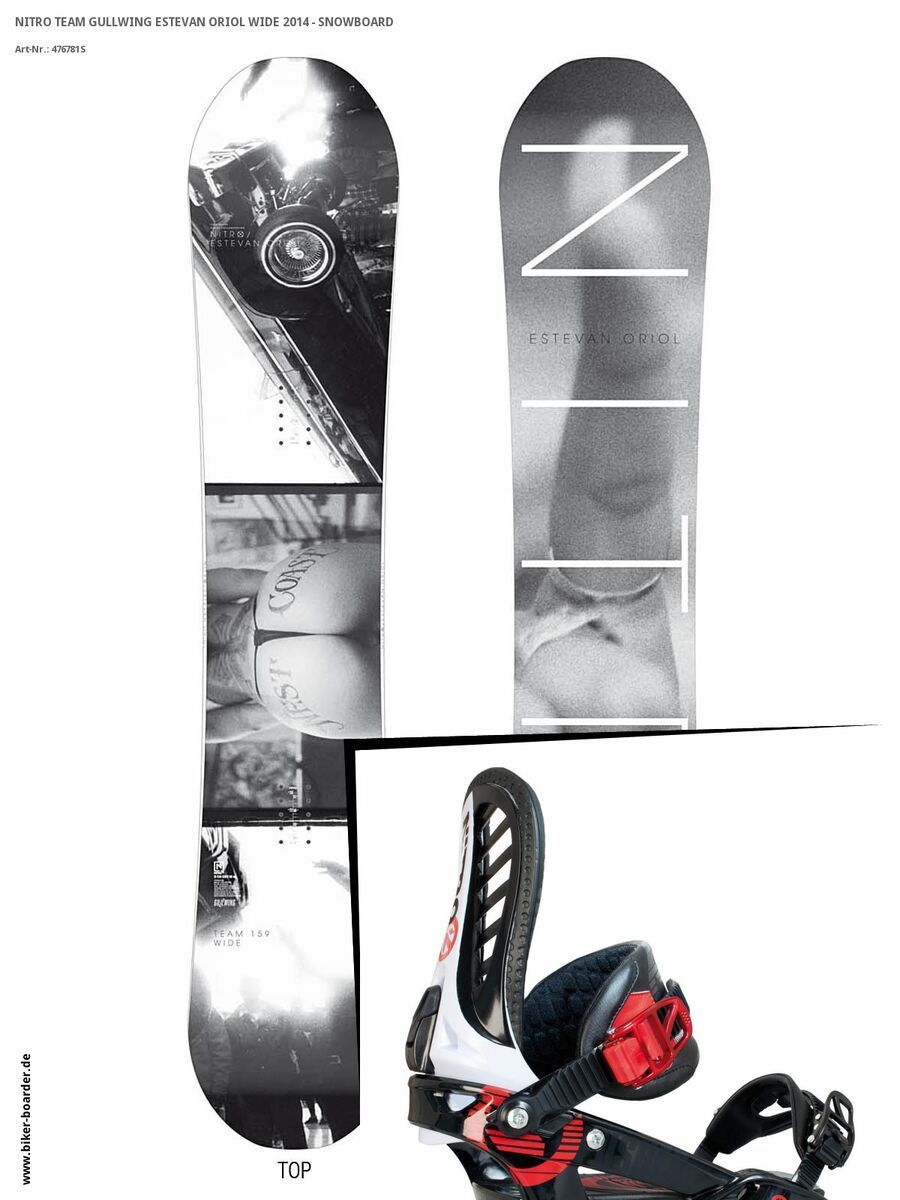 Set: Nitro Team Gullwing Estevan Oriol Wide  +  Pusher (476846S) - Bild 1