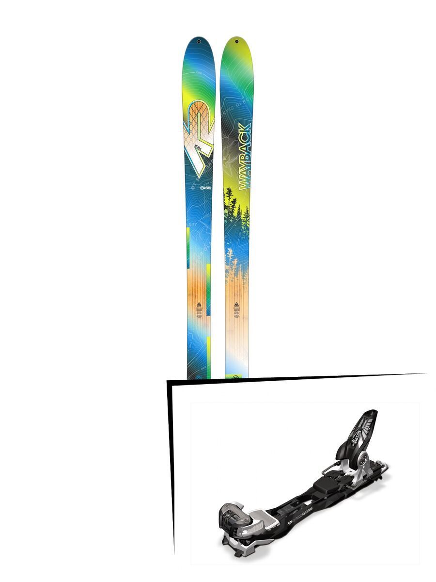 K2 SKI Set: Wayback 82 ECOre  + Marker Baron EPF 13 - Bild 1