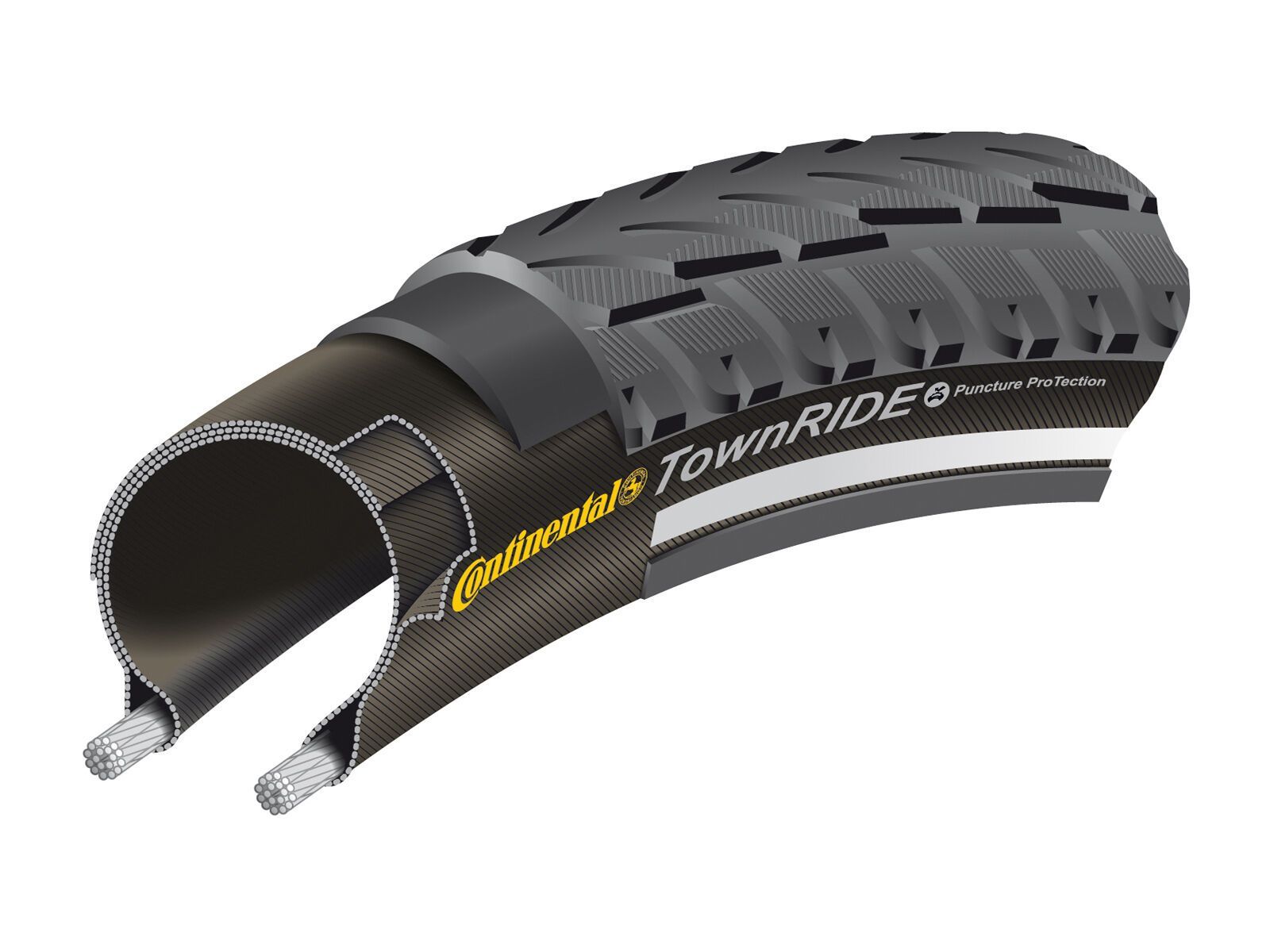 Continental TownRide, 28 Zoll, black-reflex - Bild 3