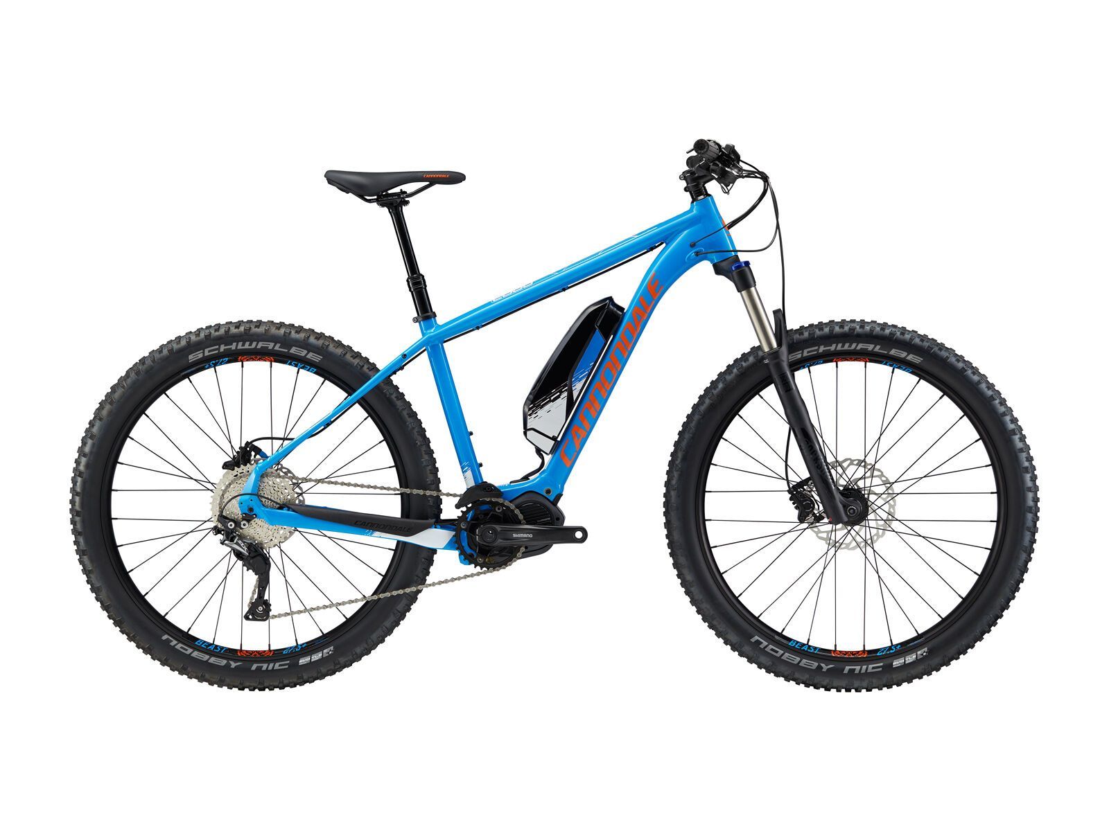 Cannondale Cujo Neo 1 Womens, azure blue w/ hazard orange, cashmere, gloss - BLU - Bild 1