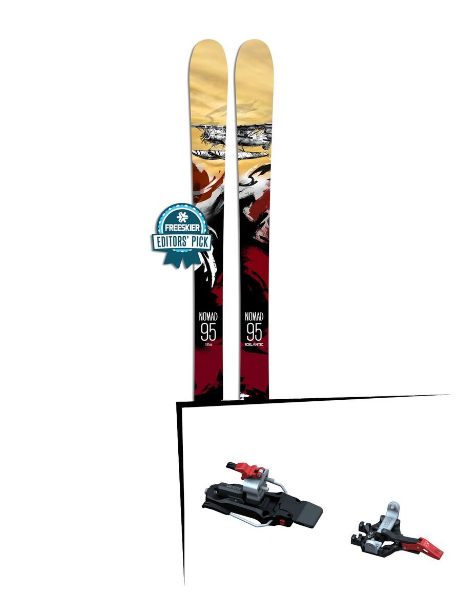 Set: Icelantic Nomad 95 2018 + ATK Crest - Bild 1