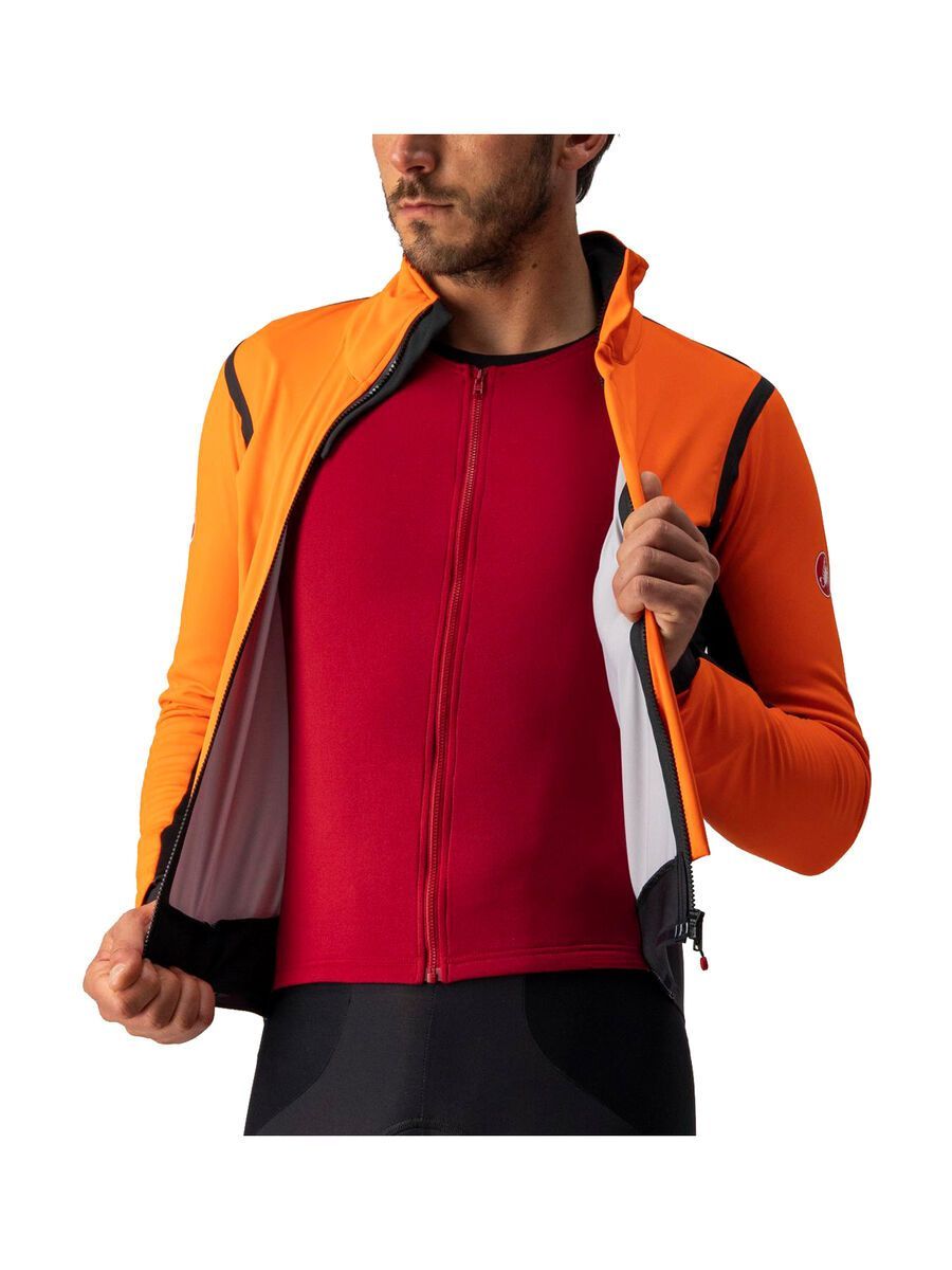 Castelli Alpha RoS 2 Jacket, brilliant orange/black-pro red - Bild 4