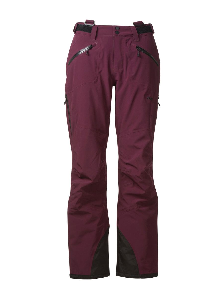 Bergans Oppdal Insulated Lady Pant, dk ruby - Bild 1