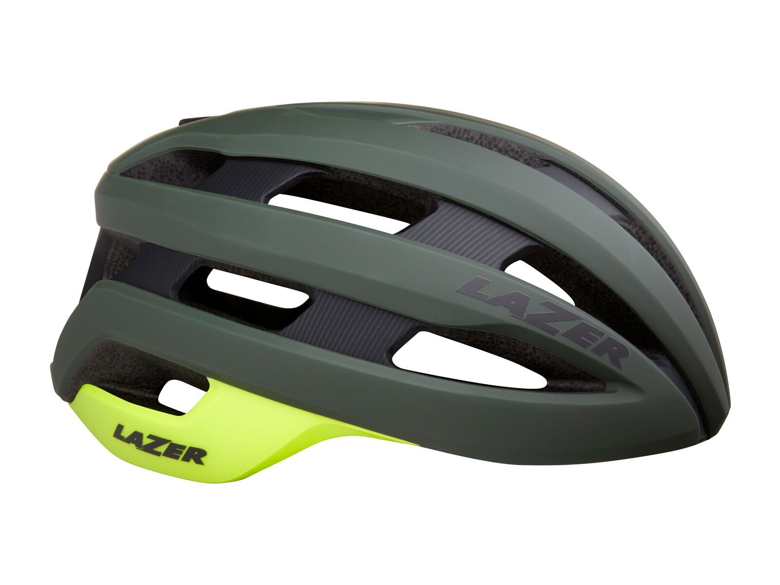 Lazer Sphere, matte dark green flash yellow - Bild 2