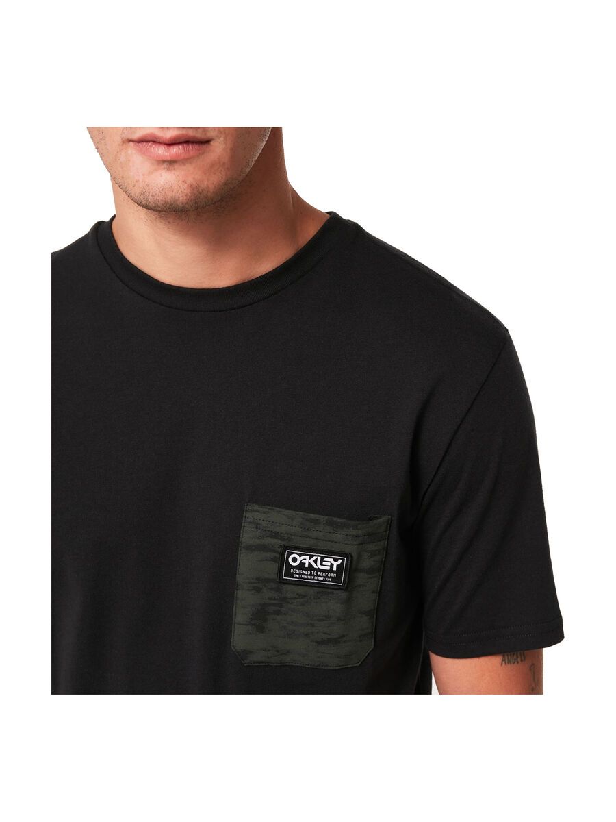 Oakley Classic B1B Pocket Tee, black/brush tiger green - Bild 4