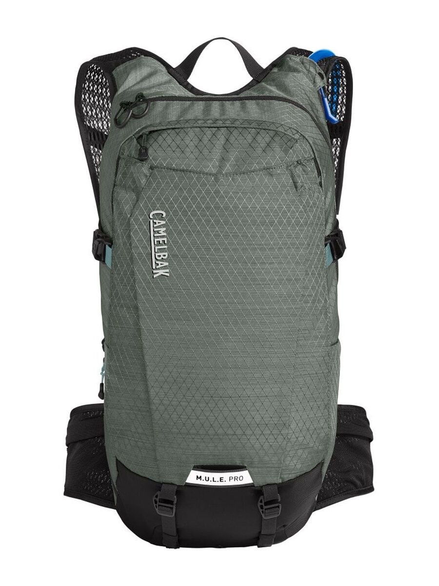 Camelbak M.U.L.E. Pro Trinkrucksack 14 L + 3 L Reservoir, agave green/black - Bild 2