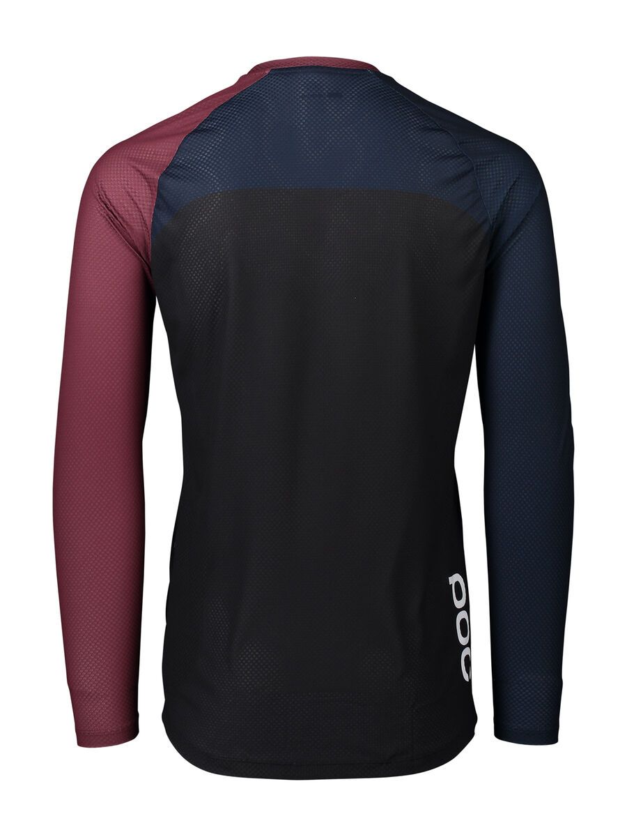 POC MTB Pure LS Jersey, propylene red/turmaline navy/uranium black - Bild 3