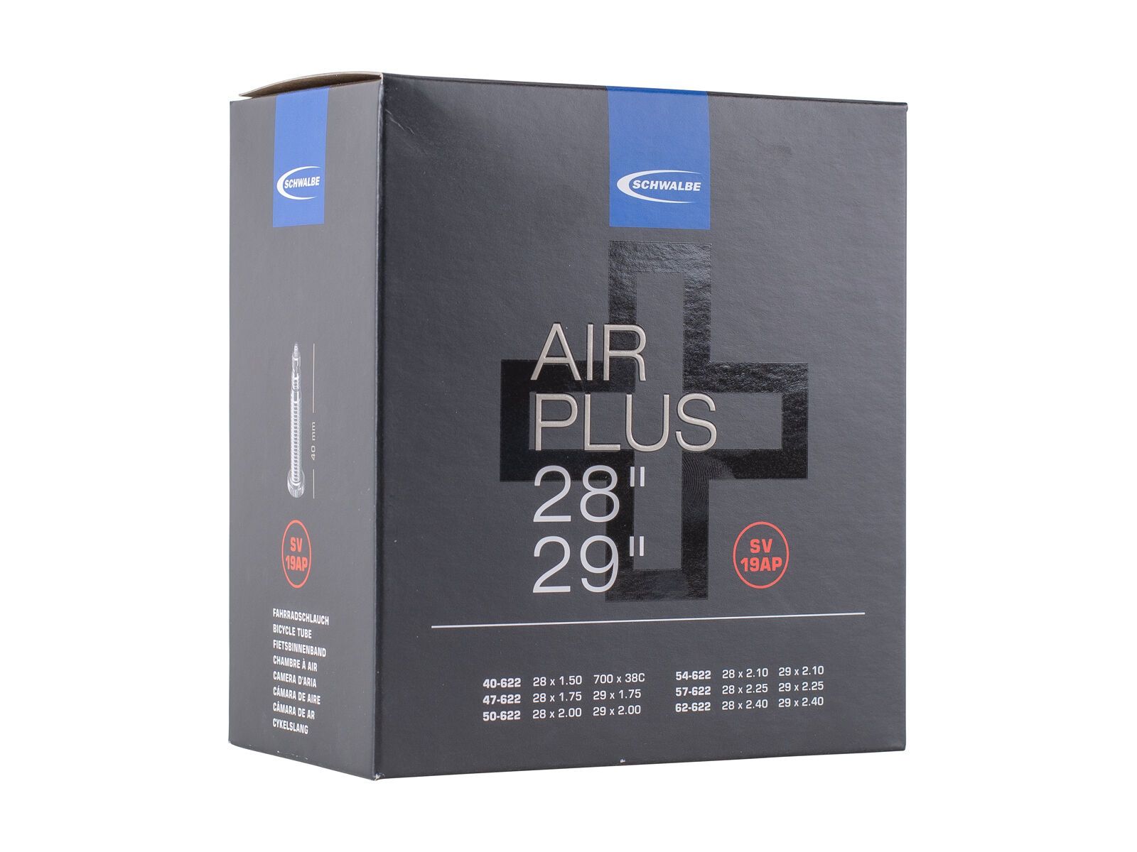 Schwalbe Air Plus Schlauch SV 19AP - 28/29 x 1.50-2.40 - Bild 1