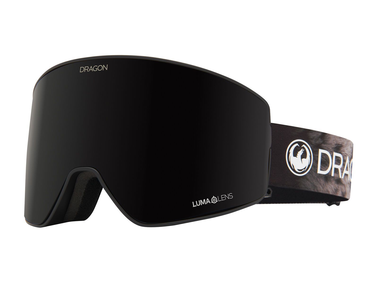 Dragon PXV2 - Lumalens Dark Smoke, snow leopard - Bild 1
