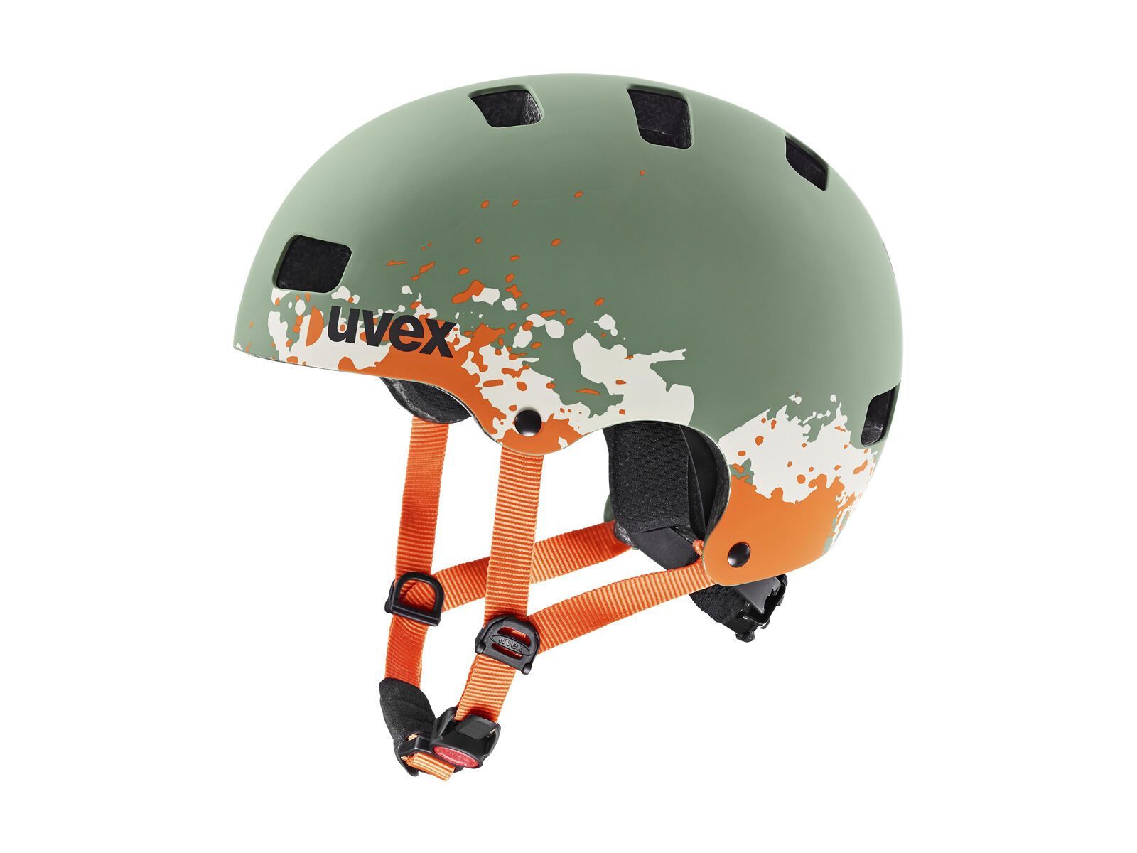 uvex kid 3 cc, moss green/sand mat - Bild 1