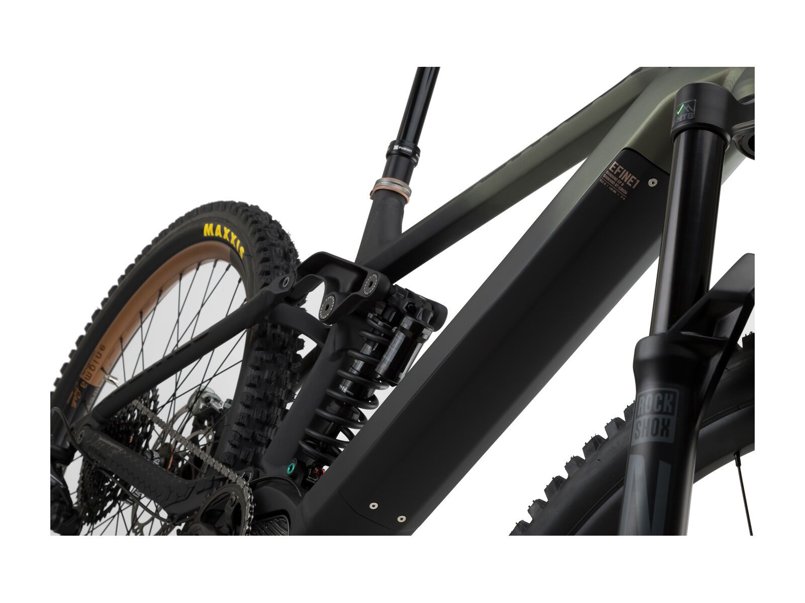 NS Bikes E-Fine 1 - Shimano Deore Bremsen, black/green - Bild 10