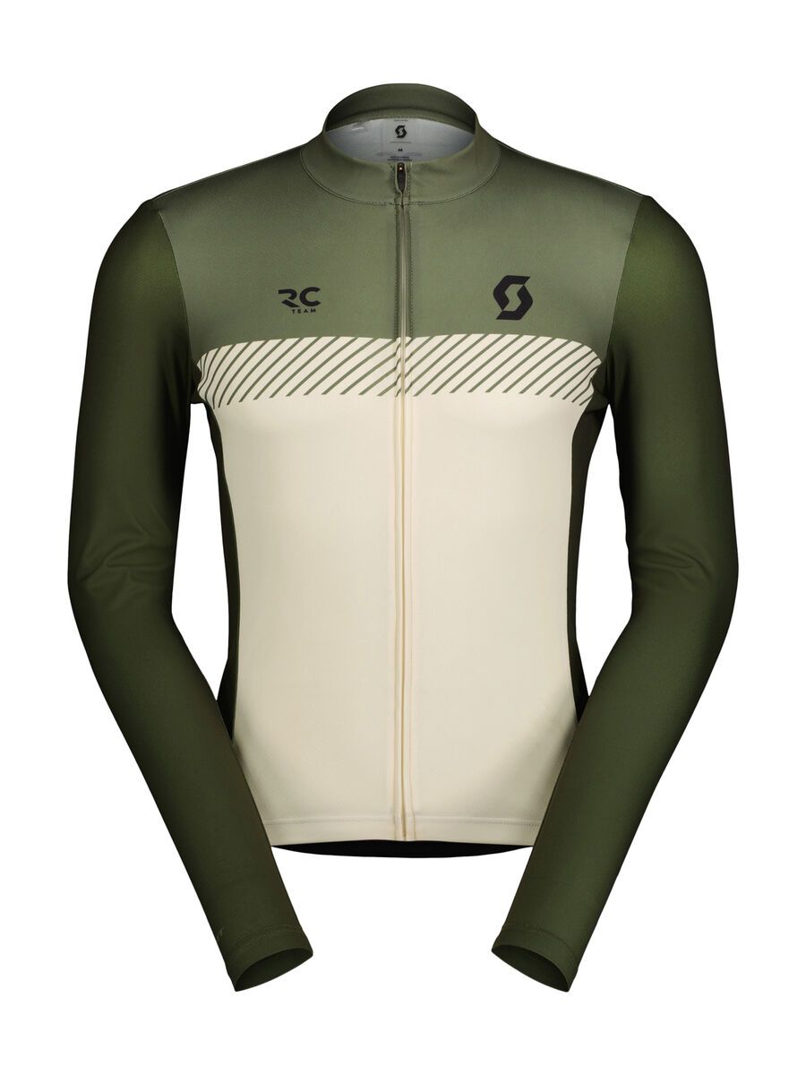 Scott RC Team Long-Sleeve Men's Jersey, hay green/cotton white - Bild 1