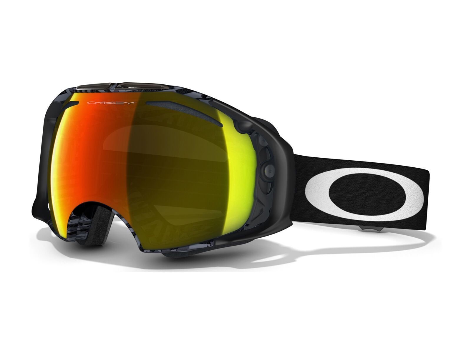 Oakley Airbrake Shaun White Signature, Old Glory Black/Fire Iridium & Dark Grey - Bild 1