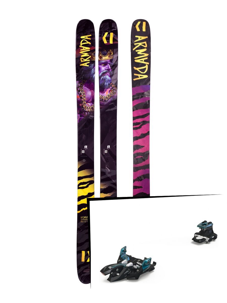 Set: Armada Arv 116 JJ 2019 + Marker Alpinist 9 black/turquoise - Bild 1