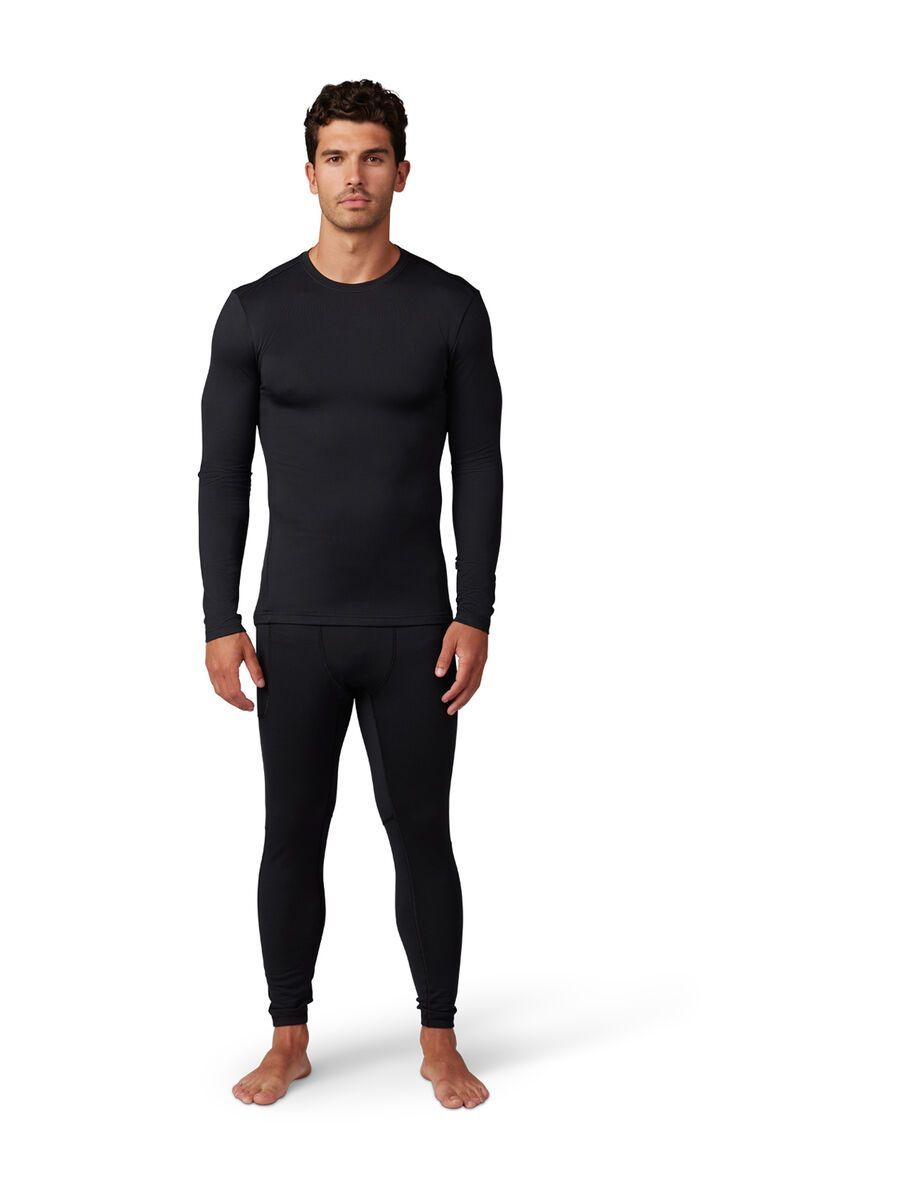 Fox Tecbase Fire LS Shirt, black - Bild 3