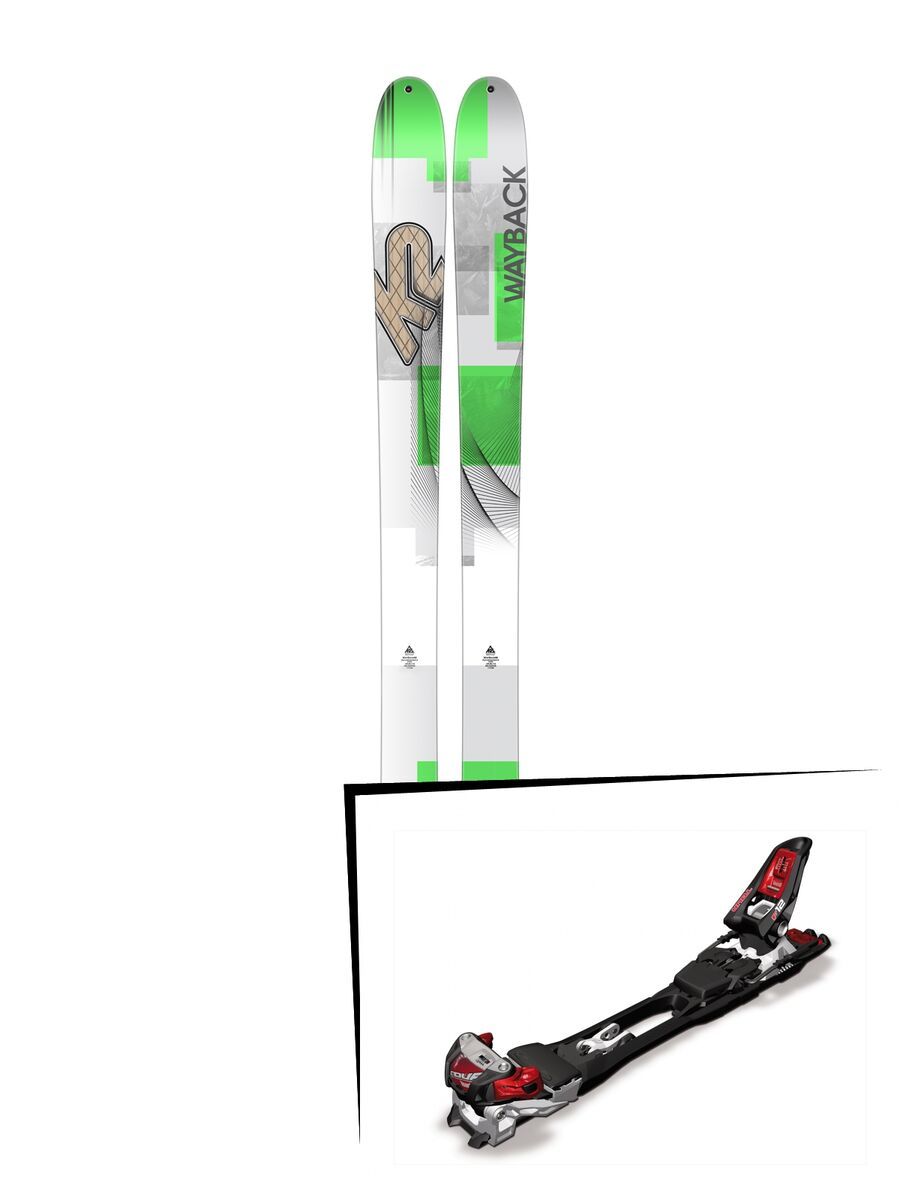 K2 SKI Set: Wayback 96 2016 + Marker F12 Tour - Bild 1