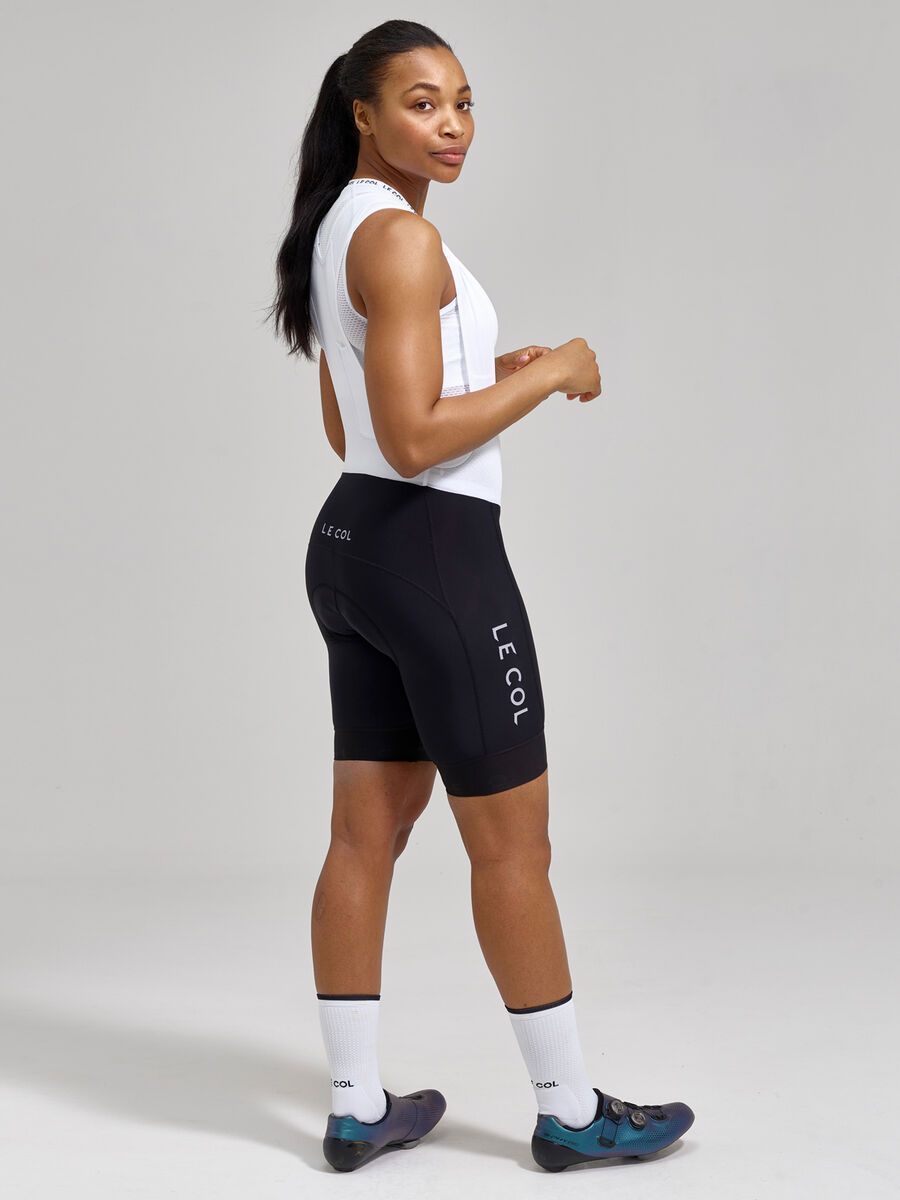 Le Col Womens Pro Bib Shorts II, black/white - Bild 5