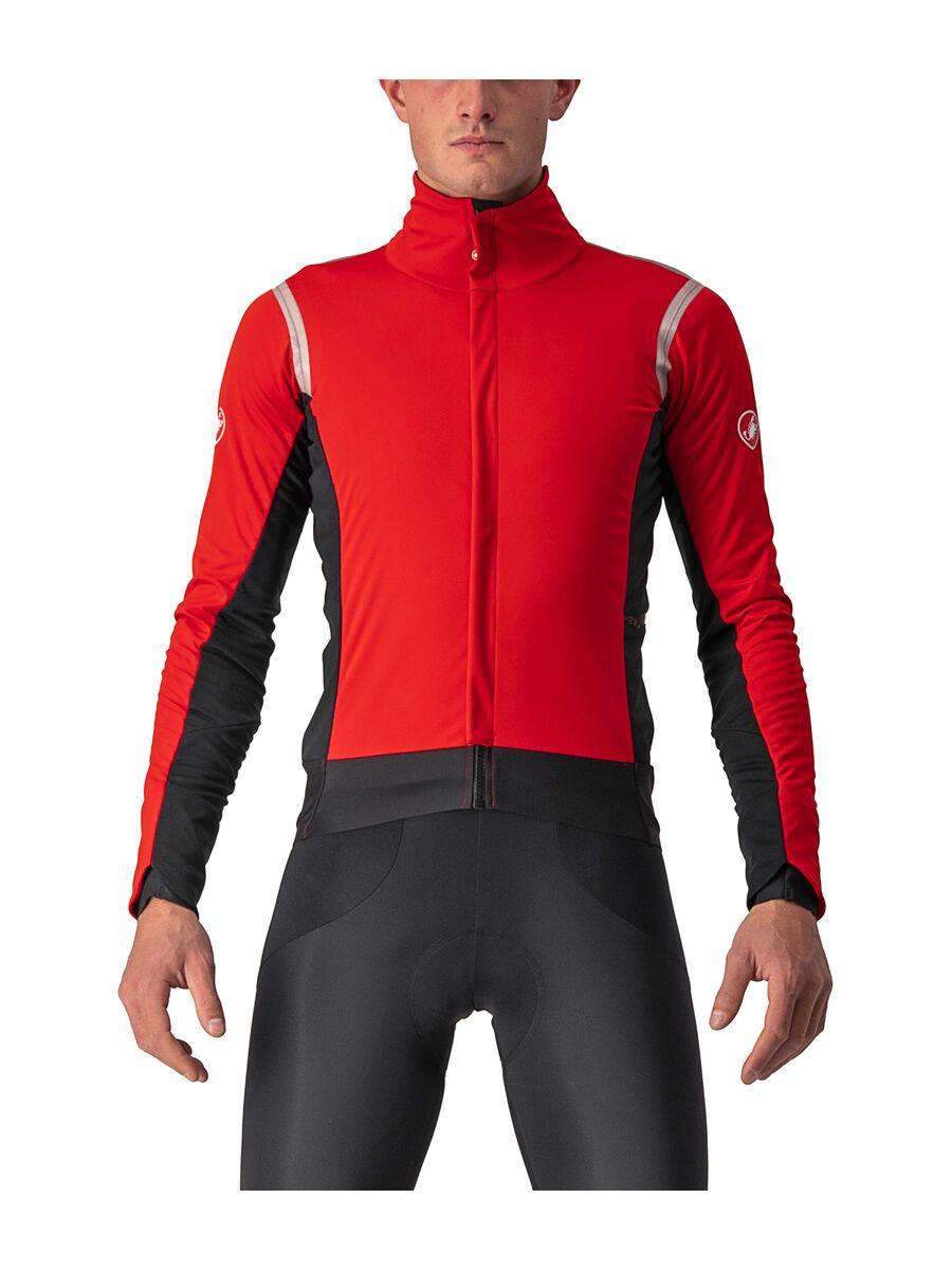 Castelli Alpha RoS 2 Jacket, red/silver reflex-dark gray - Bild 1