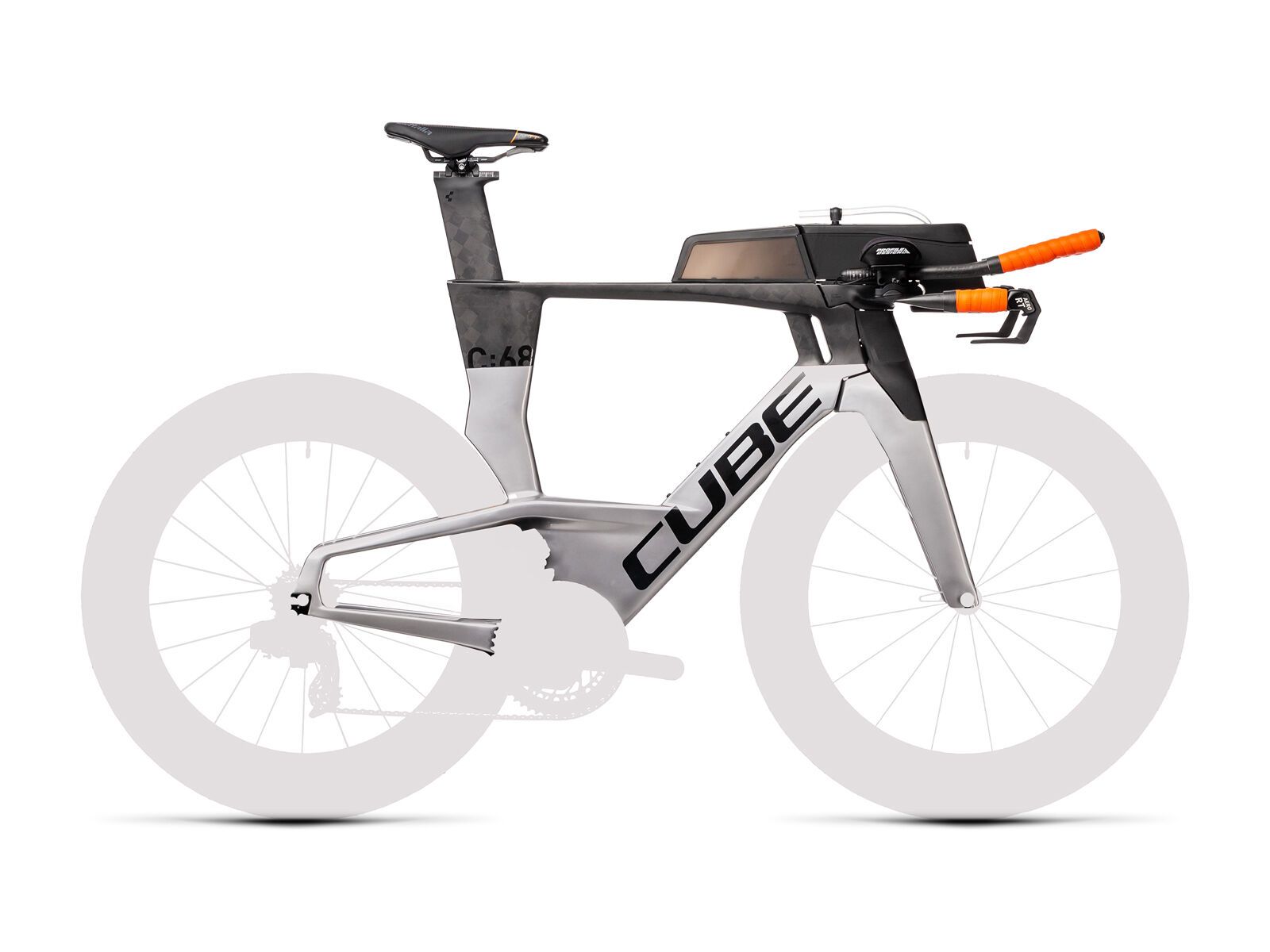 Cube Aerium C:68 Frameset High, carbon´n´polarsilver - Bild 1