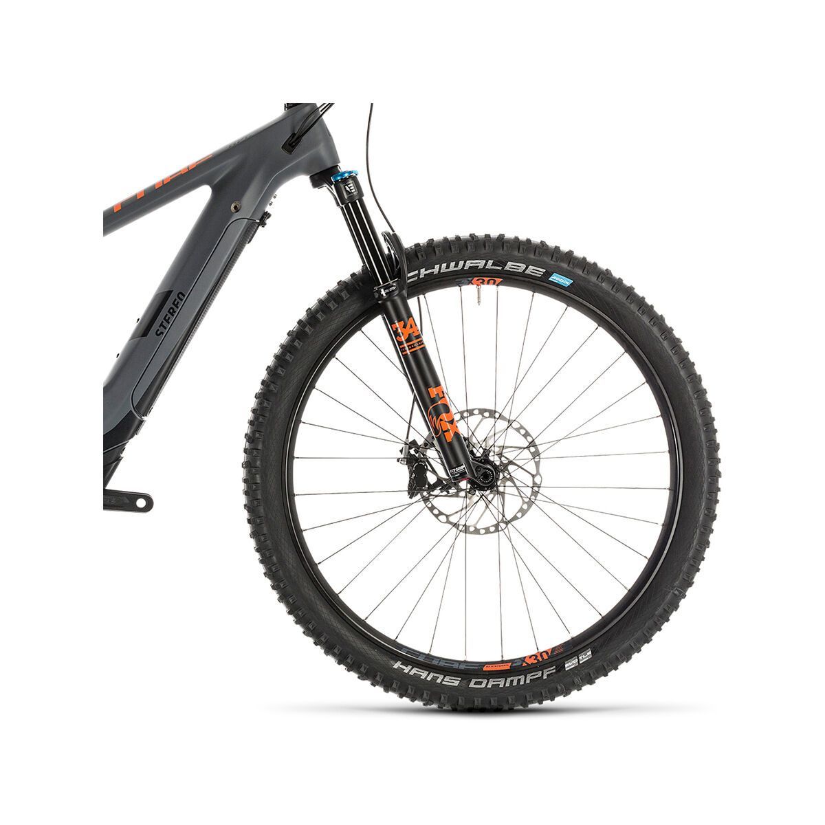 Cube Stereo Hybrid 120 HPC TM 500 27.5, grey´n´orange - Bild 2