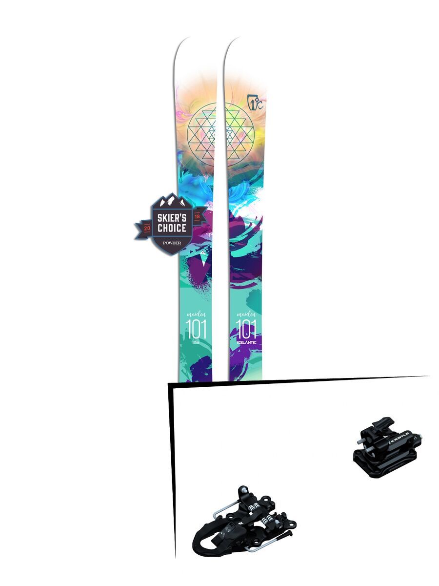 Set: Icelantic Maiden 101 2018 + Kästle ATK Free Tour 12 2.0 - Bild 1