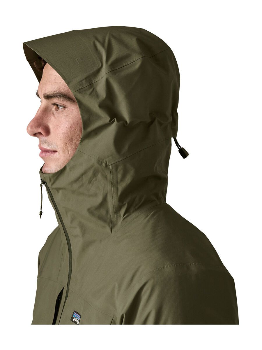 Patagonia Men's Insulated Boulder Fork Rain Jacket, basin green - Bild 5